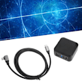 Pikkukuva 1 / 5: HD Multimedia Interface TV-telakka 3 in 1 4K Lataustelakka-adapteri USB 3.0 -portilla Switch OLED -älypuhelimelle 100–240 V EU-pistoke