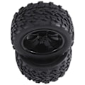 Miniatyrbillede 4 af 5: 12mm Hex 1/10 RC Lastbil Hjul og Dæk til 2Wd VXL Redcat, A.pa