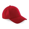 Beechfield Unisex Voksen Ekte Baseballcaps Én Størrelse Klassisk Classic Rød