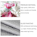 Pikkukuva 2 / 5: Päivitetty Palovamman Kestävä Silityslaudan Päällinen Painetulla Kuviolla, Kiristysnyörillä ja 2 Erittäin Paksunnetulla Pehmusteella, Yksivärinen Harmaa Solid Grey 110 x 34 cm