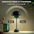 Miniatyrbilde 4 av 5: LED blomsterpotte bordlampe, moderne Macaron lampe, dimbar bordlampe med 3 farger