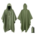 Pikkukuva 2 / 5: Tilava sadeponcho - sadeviitta Green Grön