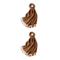 Miniatyrbillede 4 af 5: 1/2/3 Unisex Halstørklæde med Frynser Varmt og Hyggeligt Rørhalstørklæde til Brun Gul brown yellow 2Set