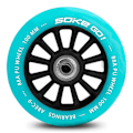 Pikkukuva 1 / 4: Turkoosit potkulaudan pyörät 100 mm, 2 kpl