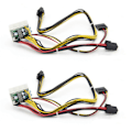 Miniatyrbild 1 av 5: 2X PCI-E 6PIN Ingång DC 12V 300W DC-ATX-300W 24Pin PICO ATX Switch PSU Strömförsörjningsmodul.pa