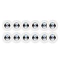 Led-lasinalunen, 12 kpl lasinalusia, led-pullot, led-tarra lasinaluslevyt flash-kuppiin