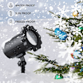 Miniatyrbild 4 av 5: Jul Snöflinga Projektor Ljus Utomhus, Lasama Highlight Led