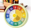 Timer - Visuell Nedräkning 60 Minuters Klocka Kök Pomodoro Tyst Tidsstyrning för Träning, Studier, Hantering, Matlagning 10.3*10.3*4.5 cm Grön_yu