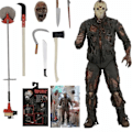 Miniatyrbillede 4 af 5: NECA Fredag den 13.: Figurlegetøj Freddy Jason Voorhees Blodig Actionfigur Jason Samlermodel Jul Halloween Gaver Nr.7