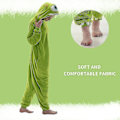 Miniatyrbillede 2 af 3: Snug Fit Unisex Voksen Onesie Pyjamas, Flanel Cosplay Dyr Enkelt Stykke Halloween Kostume Sove Tøj Hjemmetøj Q Grisling 85cm Mike 115cm Mike 115cm