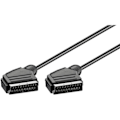 Miniatyrbilde 1 av 2: Scart-tilkoblingskabel, forniklet, ø mm