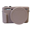 Miniatyrbilde 1 av 4: Paris Avtakbart objektivdeksel i silikon for Canon G7x Mark ii, grå