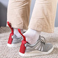 Pikkukuva 3 / 5: 4 kpl Lazy Shoes -apuvälineitä, Uusin kenkäsarvi, Kenkien pukemisapuväline, Punainen