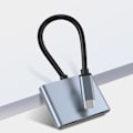 Pikkukuva 5 / 5: Type-C Hub 2-i-1: Kaksois-HDMI-laajennus saumattomaan liitettävyyteen—pa