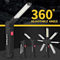 Miniatyrbillede 1 af 5: 360 LED Arbejdslampe med Magnet – Genopladelig—pa