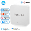 Miniatyrbild 1 av 5: Tuya Zigbee 3.0 Gateway Hub Smart Home Trådlös Brygga Smart Life APP Fjärrkontroll Automation Enhet Fungerar med Alexa Google