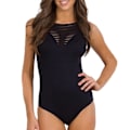 Miniatyrbillede 1 af 5: Bikini i transparent net sort XL