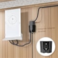 Miniatyrbild 5 av 5: Lämplig för Ethernet-adapter Satellitfäste Väggmonterat Förvaringsställ Rack Vit.pa