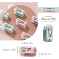 Miniatyrbilde 3 av 5: Dynetrekkspenner, 12 stk. Høy Elastisitet Dynetrekkspenner, B