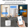 Miniatyrbild 5 av 5: 4X Tuya 16A Wifi MINI Smart Switch DIY Kontrollrelä Timer för Smart Lif_paris
