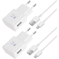 Miniatyrbild 3 av 5: Snabb laddare 1,5 m kabel kompatibel med Samsung Galaxy S22 S21 S20 S8 S10 S9 Plus Note 7 8 9 10 A53 LG HTC vit