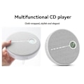 Pikkukuva 4 / 5: Ladattava Bluetooth CD-soitin, musiikki-CD-levysoitin autoon/matkalle, kotiteatteri stereokaiuttimella, AUX, USB harmaa.pa