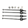 Miniatyrbild 1 av 5: Stål 1/10 Universal Drivaxelsats 4-pack För Spline Design RC