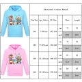 Pikkukuva 3 / 3: Pojat Tytöt Pullover 3D-tulostus LANKYBOX Collegepaita Huppari vaaleansininen light blue 130cm