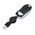 Miniatyrbild 5 av 5: Mini USB Trådbunden Mus Infällbar Kabel Liten Mus 1600 DPI Optisk Kompakt Resemus för Wi.pa