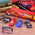 Pikkukuva 2 / 5: 7 kpl Autot Salama McQueen Kuorma-auto Diecast Metalliautomalli