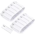 200 Pcs Clothing Labels, Washable Iron-On or Sew-On, Writeable Polyester Labels for Kids' School Uniforms, White