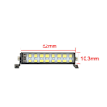 Miniatyrbilde 4 av 5: 1/2/3/5 Lyssterk LED Lyslist Taklampe for SCX10 D90 1/10 Skala 52mm L universal 52mm L universal 1Set