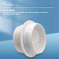 Miniatyrbillede 5 af 5: 1/2/3/5 Vit Bred applikation Kanalslang Backventil Robust og 150mm check valve 150mm check valve 5PCS