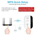 Pikkukuva 4 / 5: WiFi-vahvistin 2023 - Uusin, Ethernet-portilla, nopea asennus, langaton signaalivahvistin kotiin.pa