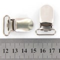Pikkukuva 3 / 5: 60 x Henkselipidikkeet Hihnakoukut 20 mm Hopeanvärisiä.pa