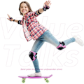 Miniatyrbild 5 av 5: Barnknäskydd Set 6-delad Skateboard Pad Justerbar Rullbräda Handledsskydd Cover, Pojke och Flicka Skyddsutrustning Kit