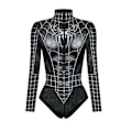 Miniatyrbild 1 av 5: Ny Superhjälte Cosplay Sexig Spiderman Dräkt Bodysuit Halloween Karneval Party Kostym för Kvinnor D S