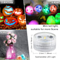 Miniatyrbild 2 av 5: 10-pack Mini LED-dyklampor, Mini LED-akvarielampor, Vattentäta undervattenslampor RGB Flerfärgade LED-lampor med 2 fjärrkontroller