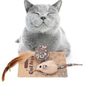 Soft and Durable Cat Toy Made of Sisal and Polyester with Stress-Reducing Effect