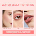 Miniatyrbillede 4 af 5: Mælke Jelly Tint, Kølende Vand Jelly Tint, Sheer Lip & Cheek Stain - Byggbar akvarelfinish - 1 000+ svep per stick rød red