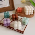 Miniatyrbillede 1 af 5: Lysform 15 stk. Mini Kuber – Silikone DIY Stearinlys 4cm—pa