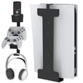 PS5 Spelkonsol Universellt Väggfäste Värd Förvaringsfäste Spelkontroller Hörlurar PS5 Värdfäste Headphone Grip Bracket