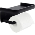 Pikkukuva 1 / 5: WC-paperirullateline hyllyllä, musta WC-paperiteline