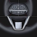 Miniatyrbillede 4 af 5: Rattdækning Sort Mocka Biltilbehør Til Volkswagen VW Golf 7 GTI T-Roc Passat Variant (R-Line) Up! GTI