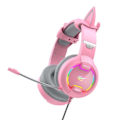 Miniatyrbillede 3 af 5: Gaming Headset Havit GAMENOTE H2233d RGB (pink)
