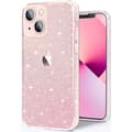Glittrigt transparent skal för iPhone 13, slimmat glittrande skyddsfodral