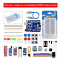 Miniatyrbild 2 av 5: För R3 Utvecklingskort 400 Håls Kit Switch Kopplingsdäck Sensor Hinderundvikande Modul LED-lampor.pa