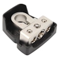Miniatyrbilde 4 av 4: 1 Par Positive Negative Batteripolklemmer 1x0/4GA inn til 2x4/8GA Ut for Biler Båter Yachter Bobiler