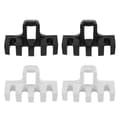 4 pcs Badminton Racket Stringing Machine Tools Rackets Pressure Reducer Load Spreader Adapter Attachment Black and White