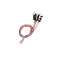 Pikkukuva 4 / 5: 1/2/3/5 10 kpl Esikytketyt 3 mm LED-lamput, DC3V RGB Nopea Vaihto 30cm RGB Quick Changing 30cm 5Set